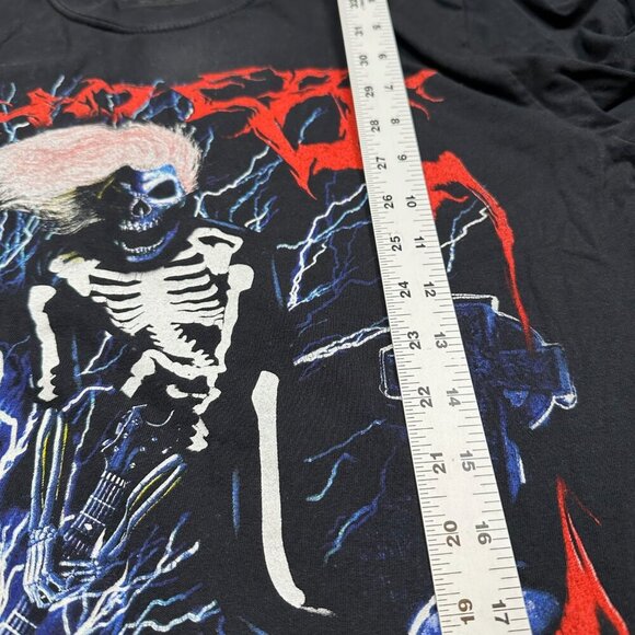 Phoebe Bridgers Rare Skeleton Lightning Metal Long Sleeve T-Shirt Size Medium - Picture 5 of 5